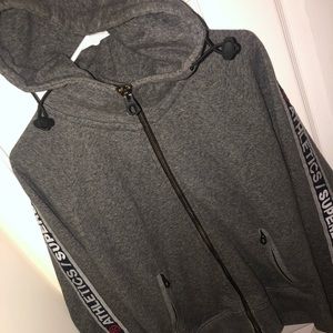 super dry sport hoodie zip up